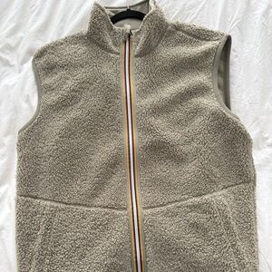 K Way YANNICK SHERPA POLAR REVERSIBLEGREEN OAK-GREEN OAK